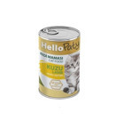 Hello Paty Yavru Kuzu Eti Parça Etli-Soslu Yaş Kedi Maması 24x415 gr