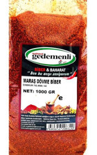 Gedemenli Maraş Dövme Biber 1 kg