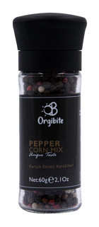 Orgibite Top Karışık Renkli Karabiber Değirmen 60 gr