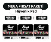 Sleepy Black Premium Plus Organik 48'li Hijyenik Ped 3 Adet