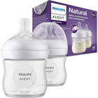 Philips Avent SYC900/02 Cam Yavaş Akışlı 0+ Ay Şeffaf Yuvarlak Uçlu Biberon 2 x 125 ml