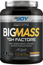 Bigjoy Gh Factors Çikolata Aromalı 15 Servis Kilo Aldırıcı Karbonhidrat 1500 gr Toz