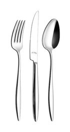 Aryıldız Elegant 84 Parça 12 Kişilik Çatal Kaşık Bıçak Takımı Gümüş