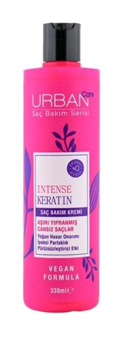 Urban Care Intense Macadamia Yağlı Sülfatsız Onarıcı Keratinli Kadın Saç Kremi 330 ml