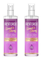 Restorex Speed & Strong Sarmaşık Özlü Tüm Saçlar İçin Unisex Saç Kremi 2x200 ml