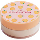 I Heart Revolution Loose Baking Peach Tüm Ciltler İçin Yağsız Mat Toz Pudra