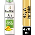 Pantene Pro-V Doğal Sentez Güç ve Parlaklık Onarıcı Parlaklık Verme Kadın Saç Kremi 470 ml