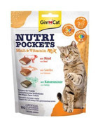 Gimcat Nutripockets B Vitamini E Vitamini Multivitamini Tüy Dökme Yetişkin Kedi Vitamini Gevrek 150 gr