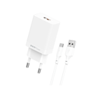DVIP N12 Universal USB Kablolu /2.4 Amper Hızlı Şarj Aleti Beyaz