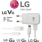 Lg V10 Universal USB Kablolu Hızlı Şarj Aleti Beyaz