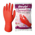 Beybi Karmelita Kırmızı Small 25 Çift Bulaşık Eldiveni