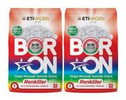 Boron Doğal Mineralli Renkliler İçin 52 Yıkama Toz Deterjan 2x4 kg