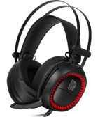 Thermaltake Shock Pro TTS-HT-SHK-DIECBK-25 7.1 USB Type A Gürültü Önleyici Mikrofonlu Kablolu Kulak Üstü Kulaklık Siyah