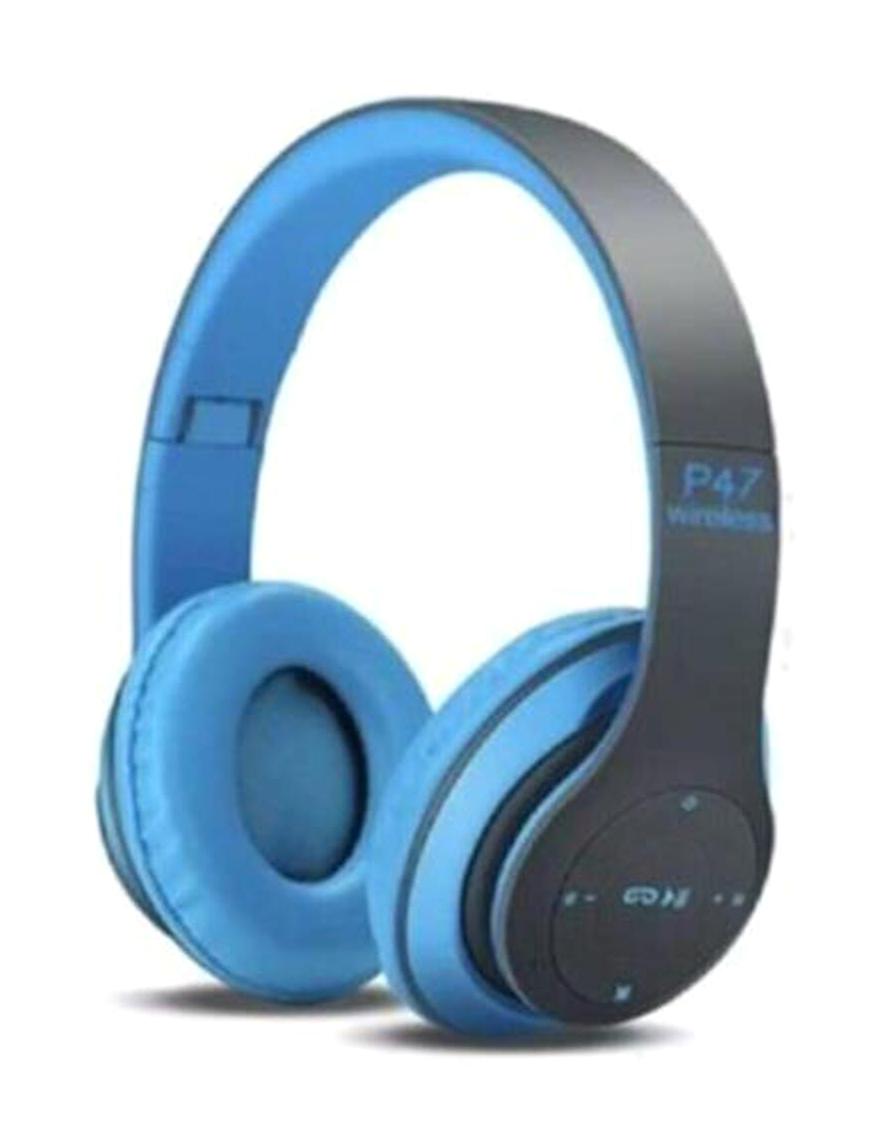Megatech St-3 P47 USB Type A Gürültü Önleyici Mikrofonlu Kablolu Kulak Üstü Kulaklık Mavi
