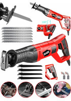 Dragro Grz-tlk9000 10 Uç Kablosuz 9000 W Tilki Kuyruğu Testere Kırmızı