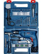 Bosch GSB 600 600 W Darbeli Elektrikli Matkap + 100 Parça Aksesuar