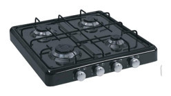 Sienna Sienna 11212 Emaye 4 Gözlü Gazlı Set Üstü Siyah Ocak