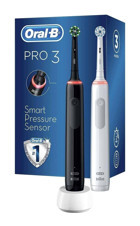 Oral-B Pro 3 3900 Işıklı Orta Şarjlı Diş Fırçası Beyaz Siyah