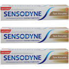Sensodyne Tam Koruma Naneli Organik Florürlü Diş Macunu 3x75 ml