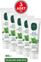 Eyüp Sabri Tuncer Naneli Organik Florürsüz Diş Macunu 5x90 ml