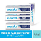Meridol Parodont Expert Naneli Florürlü Diş Macunu 3x75 ml