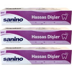 Sanino Hassas Dişler Naneli Florürsüz Diş Macunu 3x75 ml