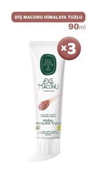 Eyüp Sabri Tuncer Himalaya Tuzlu Organik Florürsüz Diş Macunu 3x90 ml