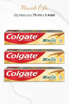 Colgate Misvak Özlü Organik Florürlü Diş Macunu 3x75 ml