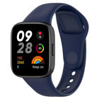 Xiaomi Zore KRD-81 Redmi Watch 3 Silikon Yetişkin Akıllı Saat Kordonu Lacivert