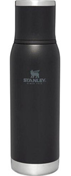 Stanley The Adventure To-Go Bottle Paslanmaz Çelik 1 lt Şişe Outdoor Termos Siyah