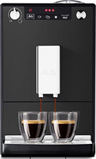 Melitta 1400 W Çelik Kapsülsüz Öğütücülü Tam Otomatik Espresso Makinesi Siyah