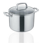 Berndes 99214 Tricion Cam 2 Parça 24 cm Paslanmaz Çelik Derin Tencere