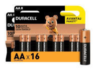 Duracell Alkalin AA / Kalem Pil 16'lı