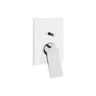 Vitra Memoria A42284 Krom Çiftli Çevirmeli Ankastre Kare Banyo Bataryası Gümüş