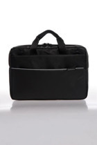 Pierre Cardin 01PC001152 Düz İki Gözlü Kumaş Evrak Çantası Siyah