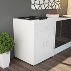 Modilayn 2 Kapaklı 1 Çekmeceli Çok Amaçlı Dolap Beyaz 85 x 59 x 50 cm