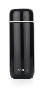 Schafer Iron Man Çelik 200 ml Matara Termos Siyah