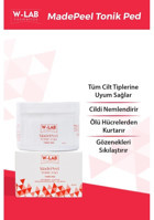 W-Lab Cosmetics Tüm Cilt Tipleri İçin Gözenek Sıkılaştırıcı Leke Giderici Ped Tonik 40 Adet