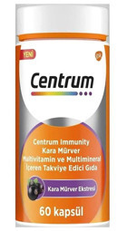 Centrum Immunity Yetişkin Kara Mürver 60 Adet