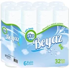 Eko Beyaz 2 Katlı 32'li Rulo Tuvalet Kağıdı