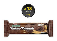 Eti Burçak Kakao Kremalı Yulaflı Bisküvi 18x82 gr