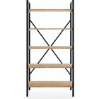 Ceramical 5 Bölmeli 5 Raflı Suntalam 90x180 cm Açık Kahverengi Kitaplık