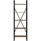 Ceramical 5 Bölmeli 5 Raflı Suntalam 60x180 cm Açık Kahverengi Kitaplık