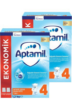 Aptamil Yeni Formül Probiyotikli 4 Numara Devam Sütü 2x1.2 kg