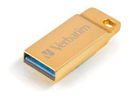 Verbatim Metal Executive Mini USB 3.0 32 GB Flash Bellek Altın