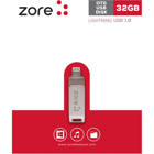 Zore USB 3.2 Lightning 32 GB Flash Bellek Gümüş