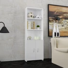 Modilayn 5 Bölmeli 5 Raflı Suntalam 168 cm Beyaz Kitaplık