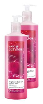 Avon Senses Frambuaz Frenk Üzümü Duş Jeli 2x720 ml