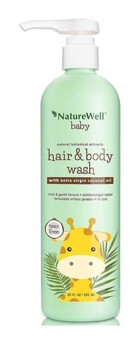 Nature Well Göz Yakmayan Hipoalerjenik Tüm Ciltler İçin Hindistan Cevizli Bebek Şampuanı 591 ml