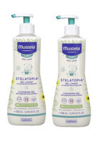 Mustela Stelatopia Göz Yakmayan Hipoalerjenik Yenidoğan Kuru Ciltler İçin Güneş Çiçekli Bebek Şampuanı 2x500 ml